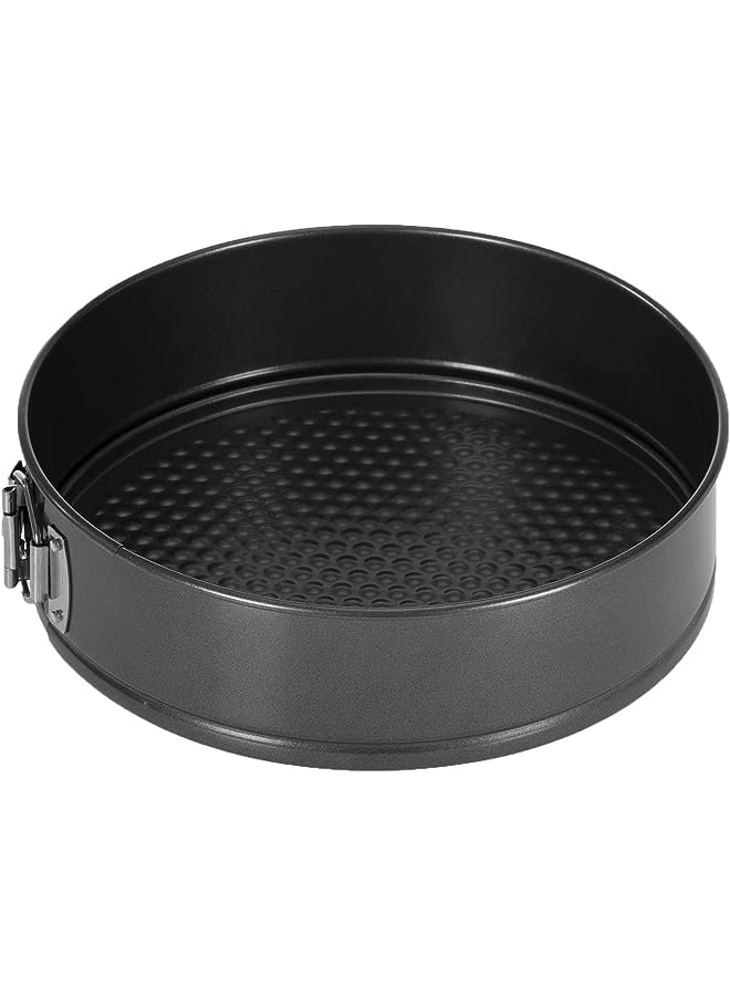 Round Cake Pan Springform Pan Pie Mold Bakeware Non stick, 24 Cm, 1PC (BLACK)