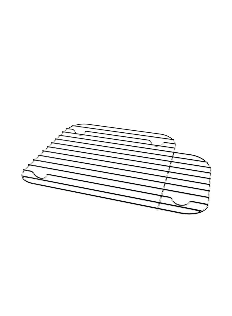 Since 1911,Made in Brazil- Brasil Graphite 34cm 4.9L Aluminum Deep Roasting Pan with Grill and Starflon Max PFOA Free Nonstick Interior and Exterior Coating