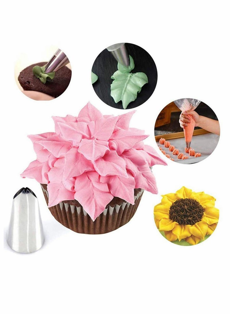27pcs Russian Piping Tips Cake Decorating Tips Icing Piping Nozzles Tool Piping Ball Tips Cake Decorating Supplies Kits DIY Baking Tools for Cake Cookies Dessert Pastry Decoration