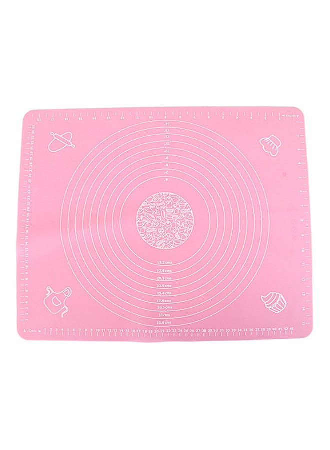 Silicone Heat Resistant Baking Mat Pink 50x40x0.1cm