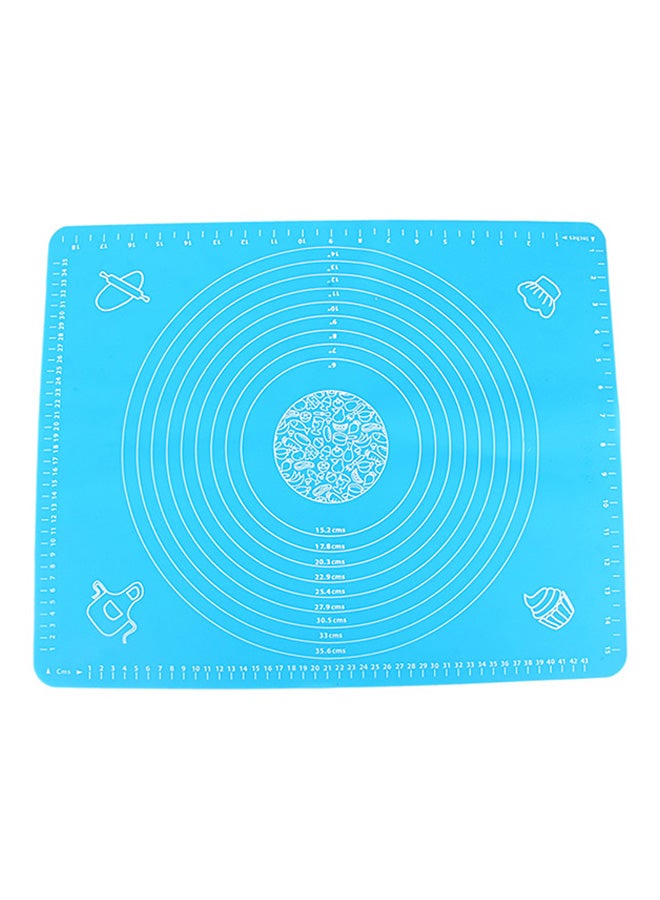 Silicone Heat Resistant Baking Mat Butterfly Blue 50x40x0.1cm