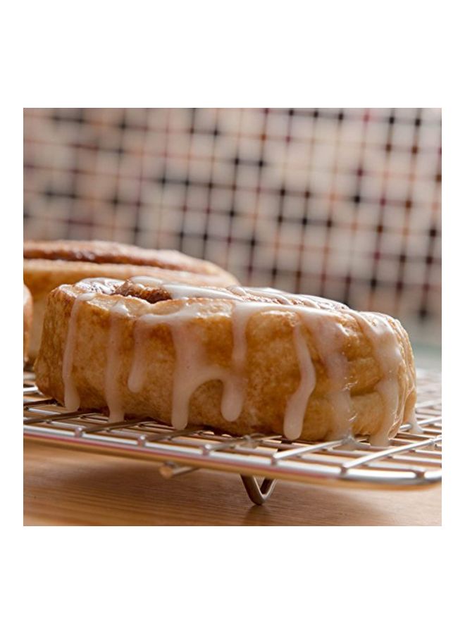 Baking And Cooling Rack Silver 10x15inch