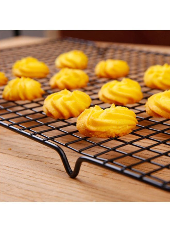 Non-Stick Cooling Rack Black 26x23x1.5cm