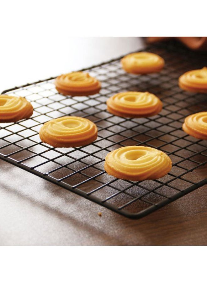Non-Stick Cooling Rack Black 26x23x1.5cm