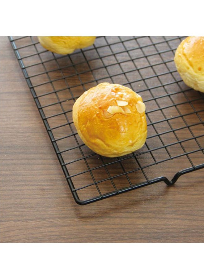 Non-Stick Cooling Rack Black 26x23x1.5cm