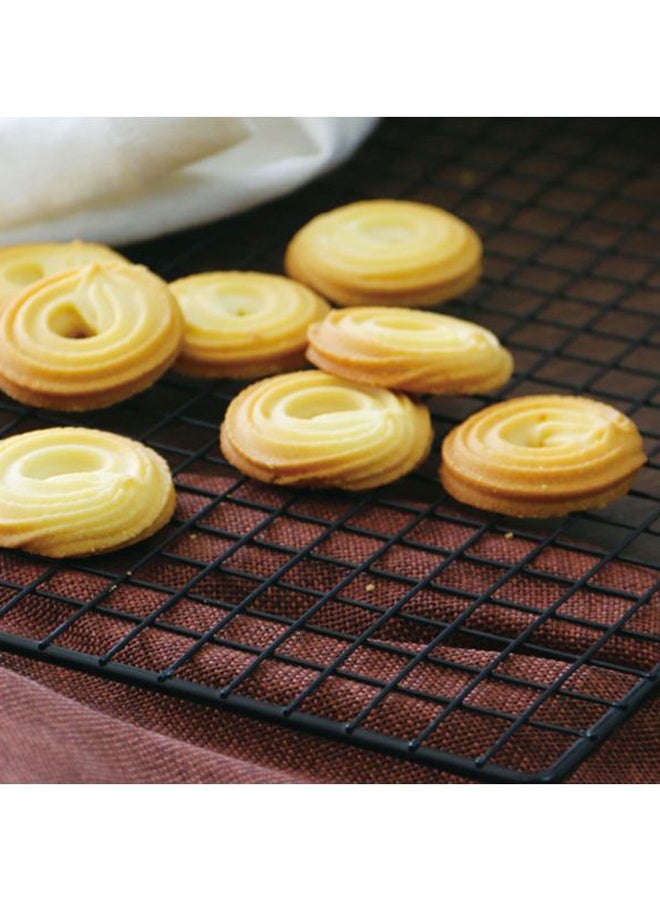 Non-Stick Cooling Rack Black 26x23x1.5cm