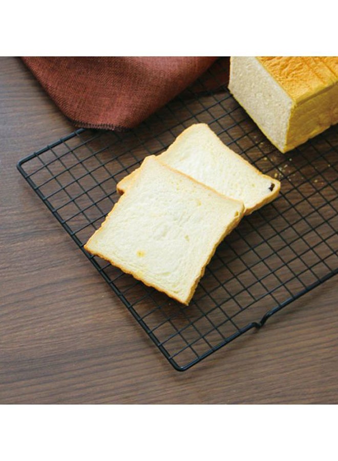 Non-Stick Cooling Rack Black 26x23x1.5cm