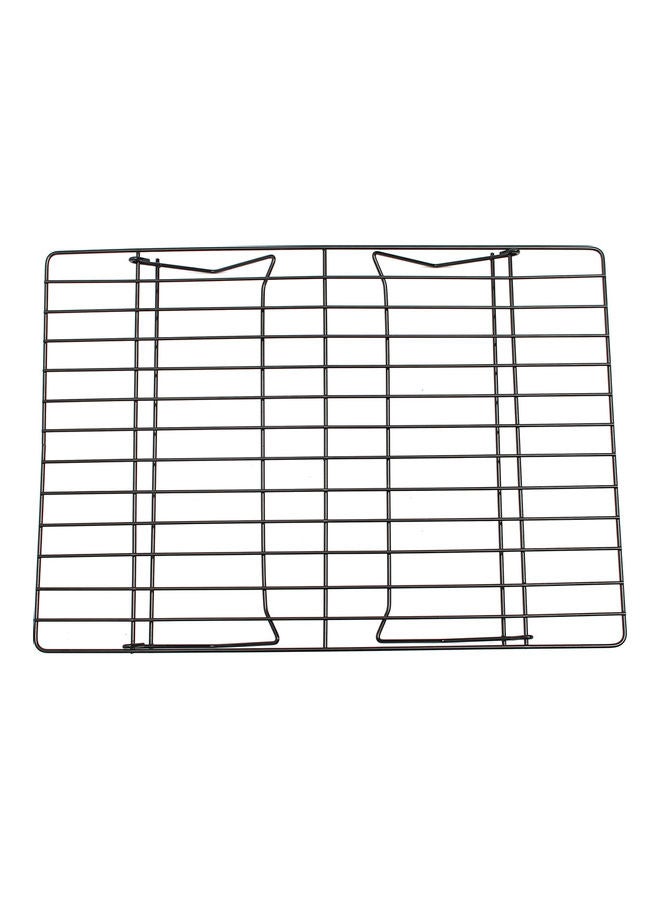 Cooling Rack 3 Layers Stackable Saving Space Cake Stand Black 35*5.5*25cm