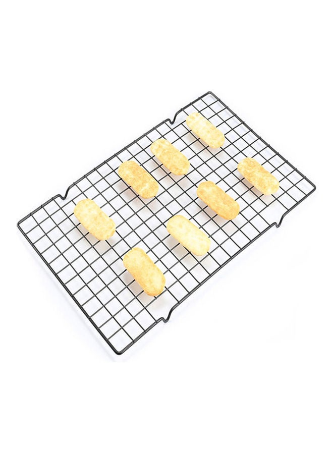 Non-stick Cooling Grid Biscuit Cookie Pie Bread Cake Baking Rack Black
