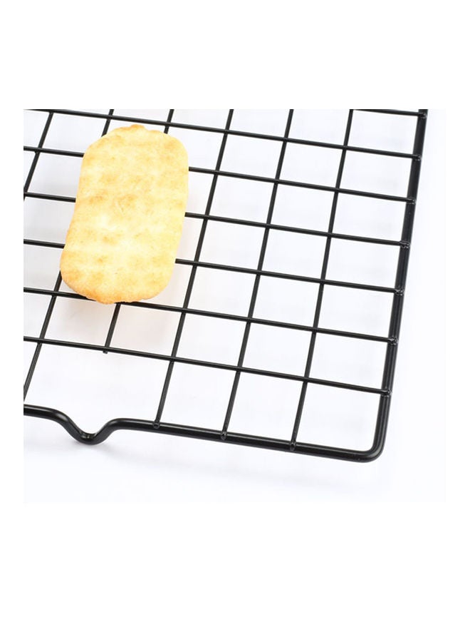Non-stick Cooling Grid Biscuit Cookie Pie Bread Cake Baking Rack Black