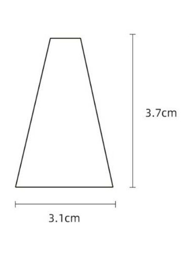 Cake Decorating Piping Nozzle Silver 3.7x3.1cm