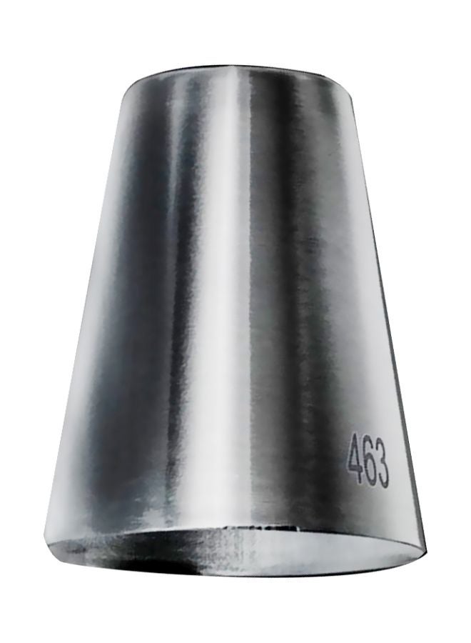 Cake Decorating Piping Nozzle Silver 3.7x3.1cm