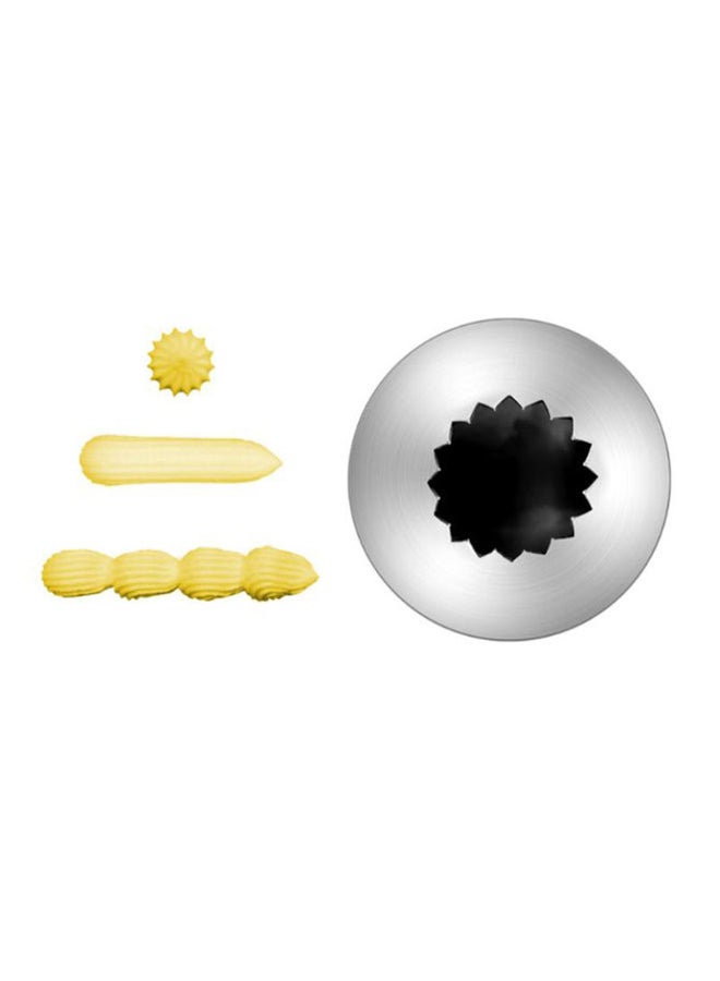 Cake Decorating Piping Nozzle Silver 5cm