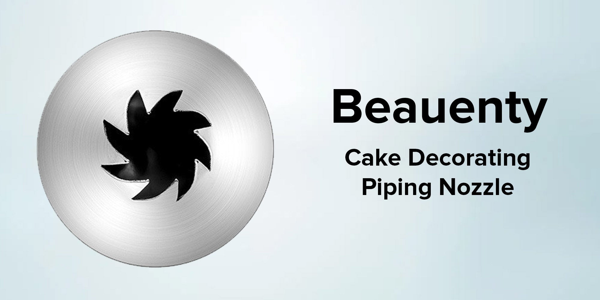 Cake Decorating Piping Nozzle Silver 5cm