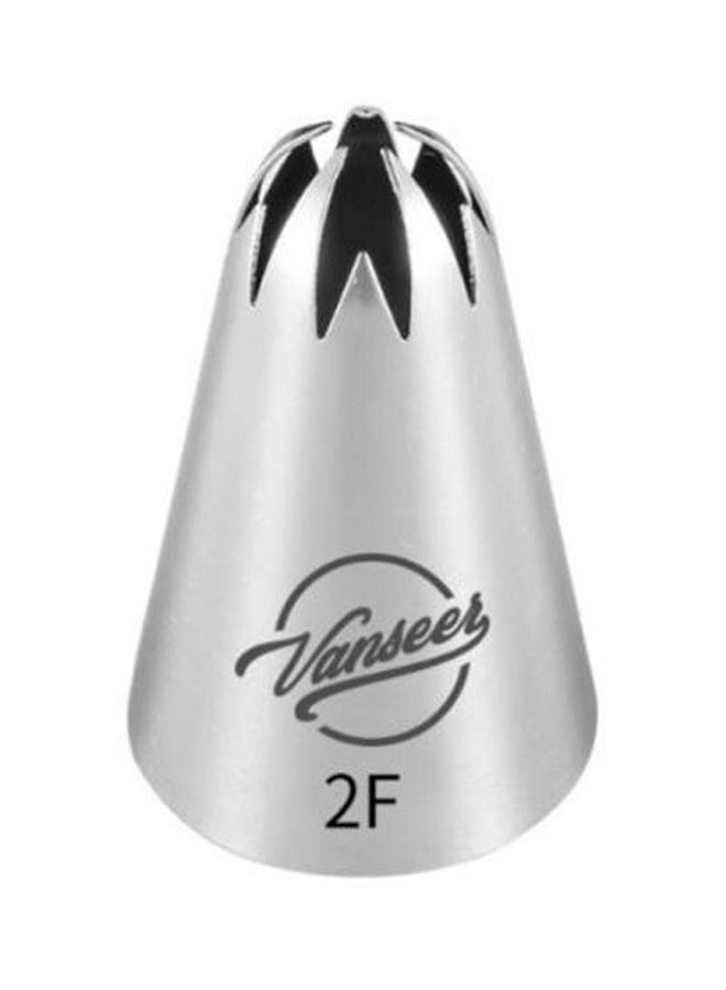Cake Decorating Piping Nozzle Silver 5cm