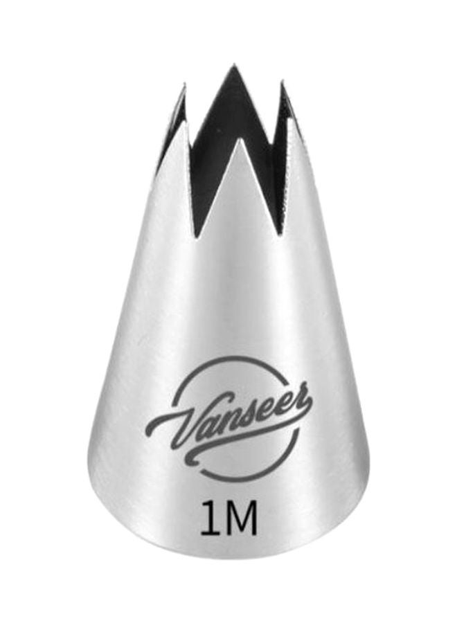 Cake Decorating Piping Nozzle Silver 5cm