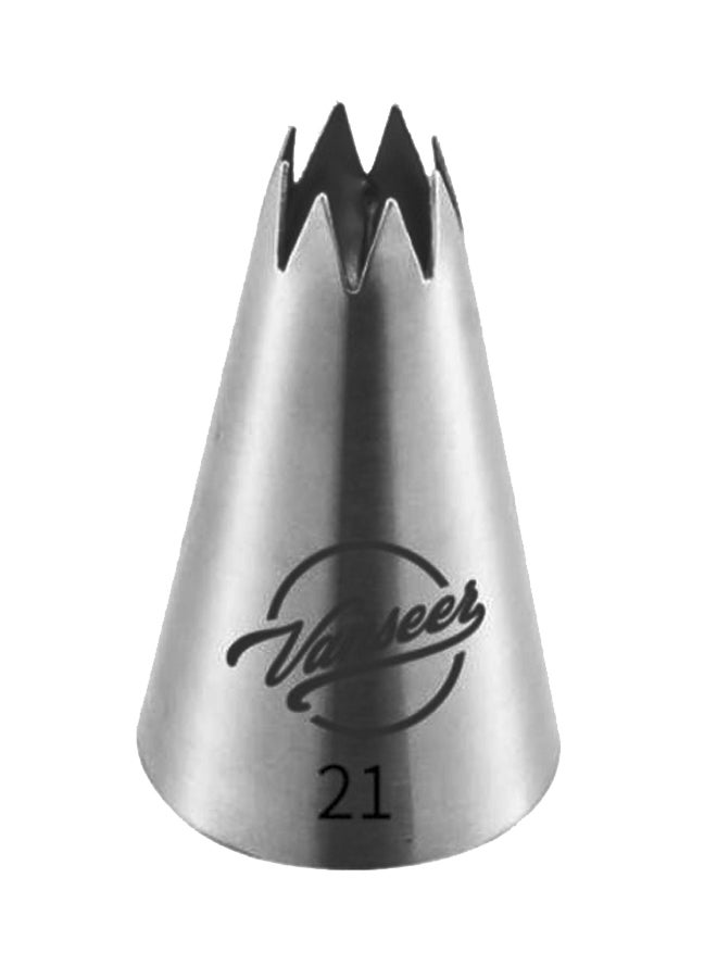 Cake Decorating Piping Nozzle Silver 5cm