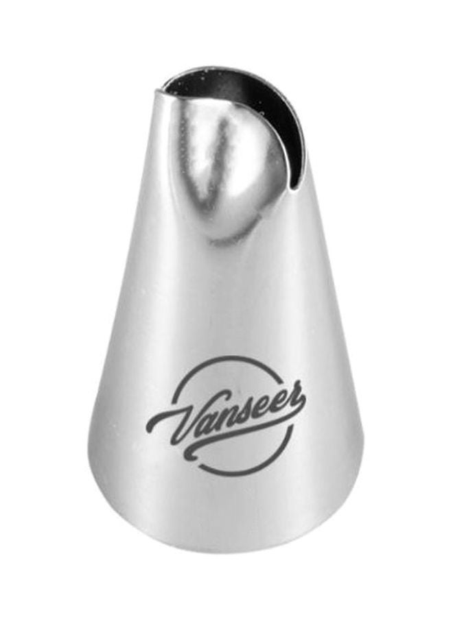 Cake Decorating Piping Nozzle Silver/Black 5cm
