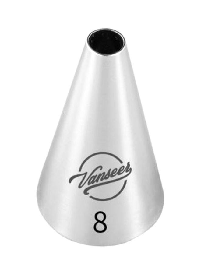 Cake Decorating Piping Nozzle Silver 5cm