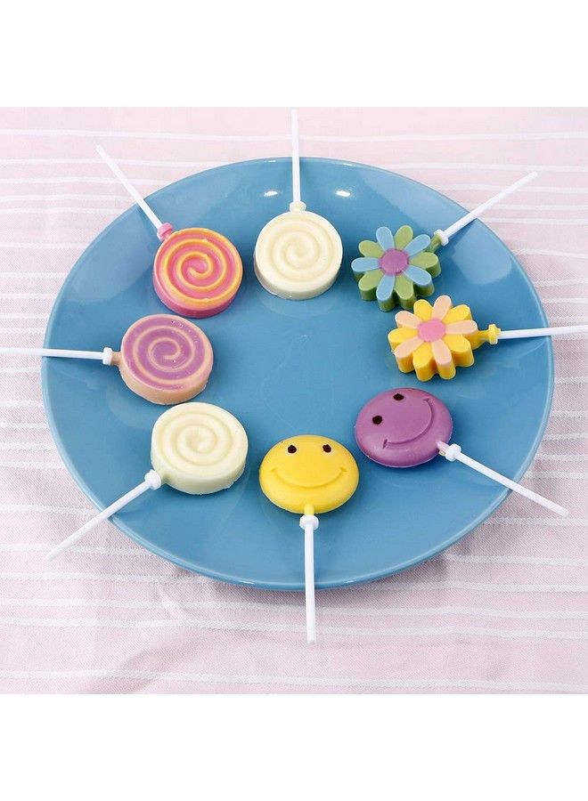 Silicone Lollipop Mold With Sticks 2 Pack Hard Candy Lollipop Sucker Mold Chocolate Molds Flower Shaped (European Food Grade Silicone Easy Release)