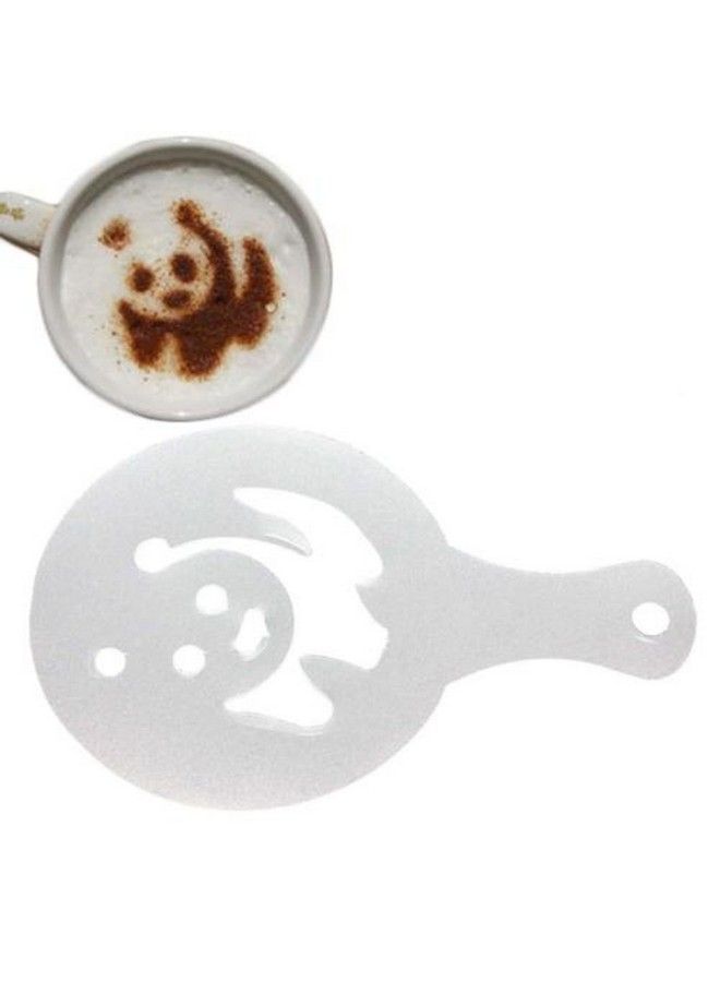 Pack Of 16 Cappuccino Coffee Barista Stencils Template Strew Pad Duster Spray