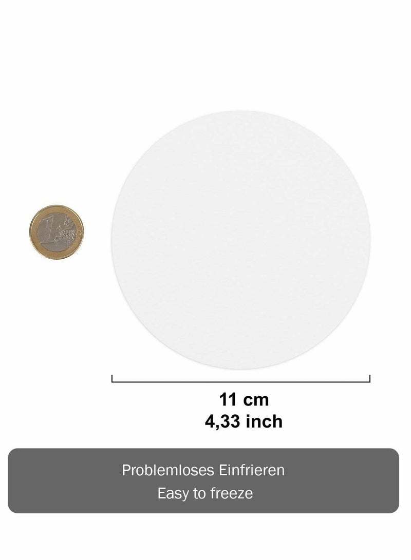 Burger Press Discs 500 Pieces Round 11 cm Parchment Paper for and Patty Makers Wax Sheets Hamburger Patties Meat Balls