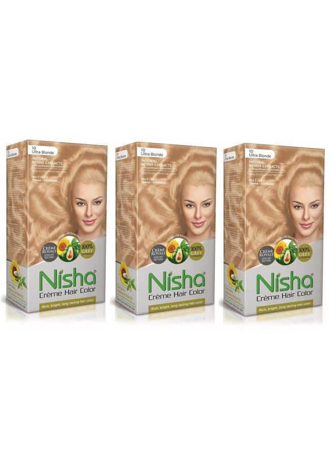 Hair Crème Colour For Women And Men Long Lasting Hair Colour 100% Grey Coverage With Henna Extracts Hair Colouring For Ultra Soft Deep Shine Conditioning With Natural Herbs Pack Of 2