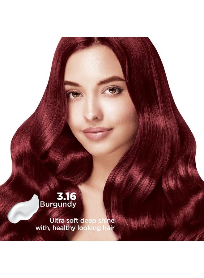 Crème Hair Color 3.16 Burgundy 60Ml + 60Gm (Pack Of 3) …