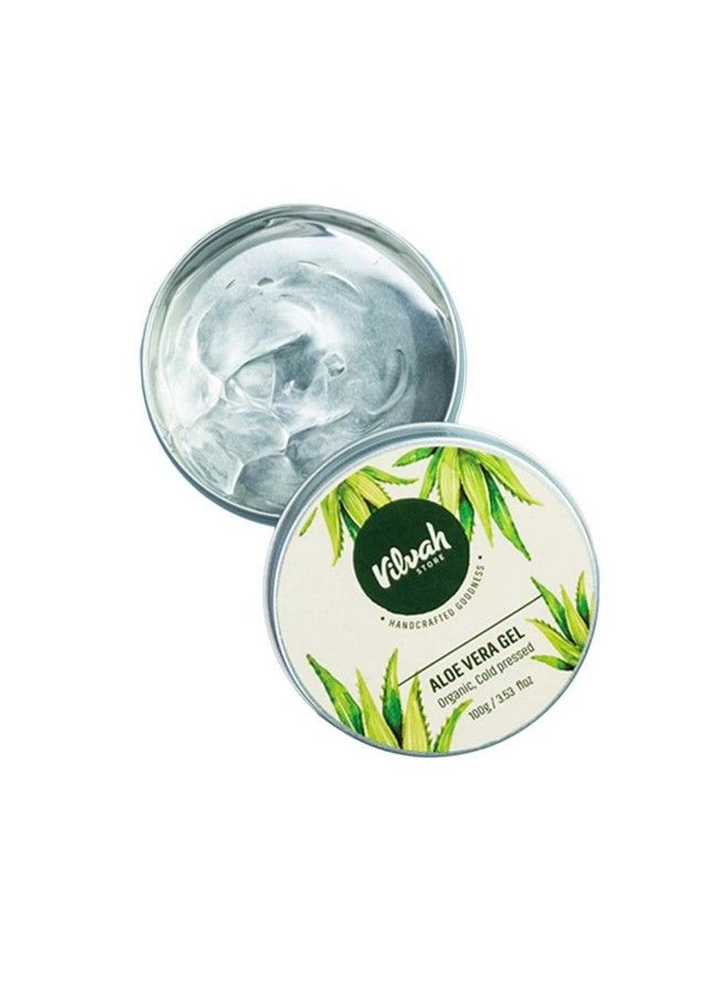 Aloe Vera Gel ; With Pure Natural Aloe Vera ; For Face Styling Gel For Hair Skin Moisturizer ; Hydrates And Soothes ; With Vitamin E And No Paraben ; 100G (Pack Of 1)