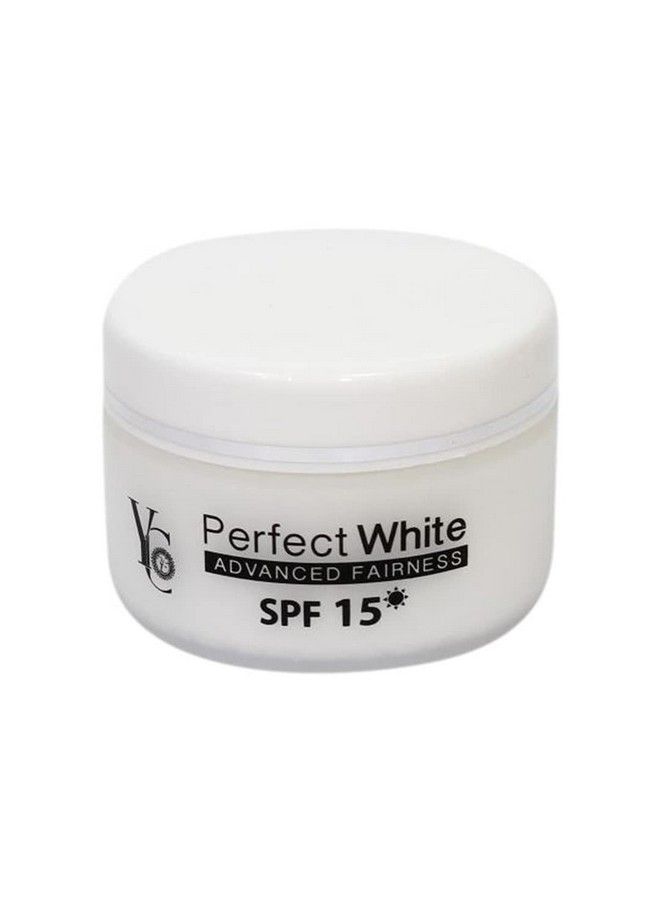 Perfect White Advanced Fairness Day Cream Spf Pa+ 15 Pro Vitamin B3 Complex Protects From Sunburn Improves Elasticity 50 Gm Face Cream (Pack Of 1)