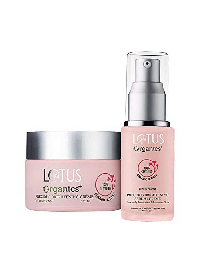 Precious Brightening Day Cream & Serum Combo ; 2 Product Combo