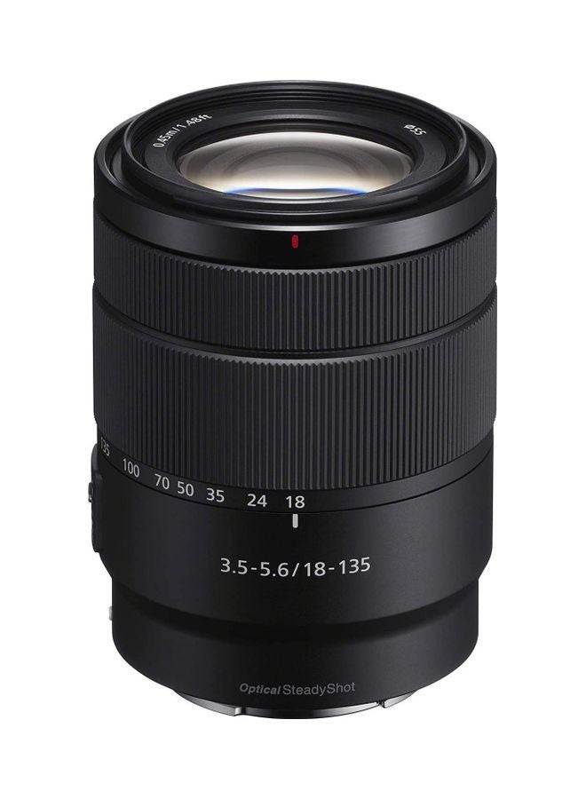 SEL18135, E 18 135mm F3.5 5.6 OSS E Mount Lens, Black, SEL18135.SYX