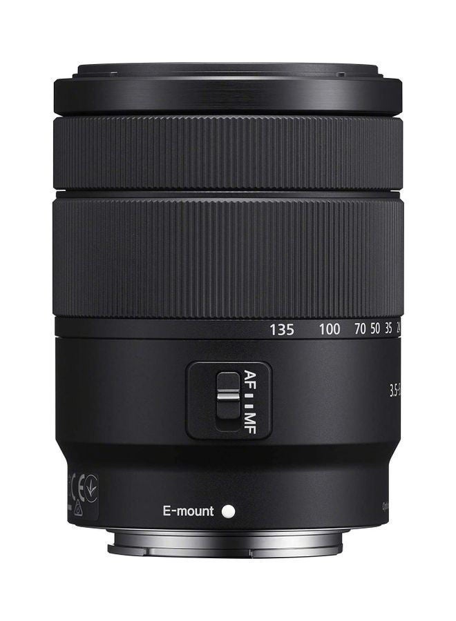 SEL18135, E 18 135mm F3.5 5.6 OSS E Mount Lens, Black, SEL18135.SYX