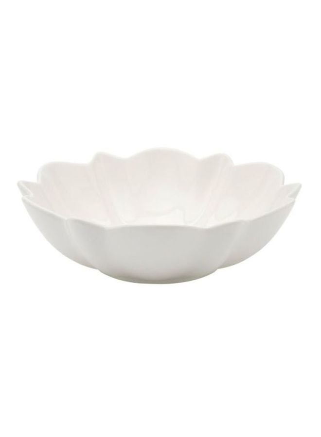 Lotus Leaf Bowl White 32cm