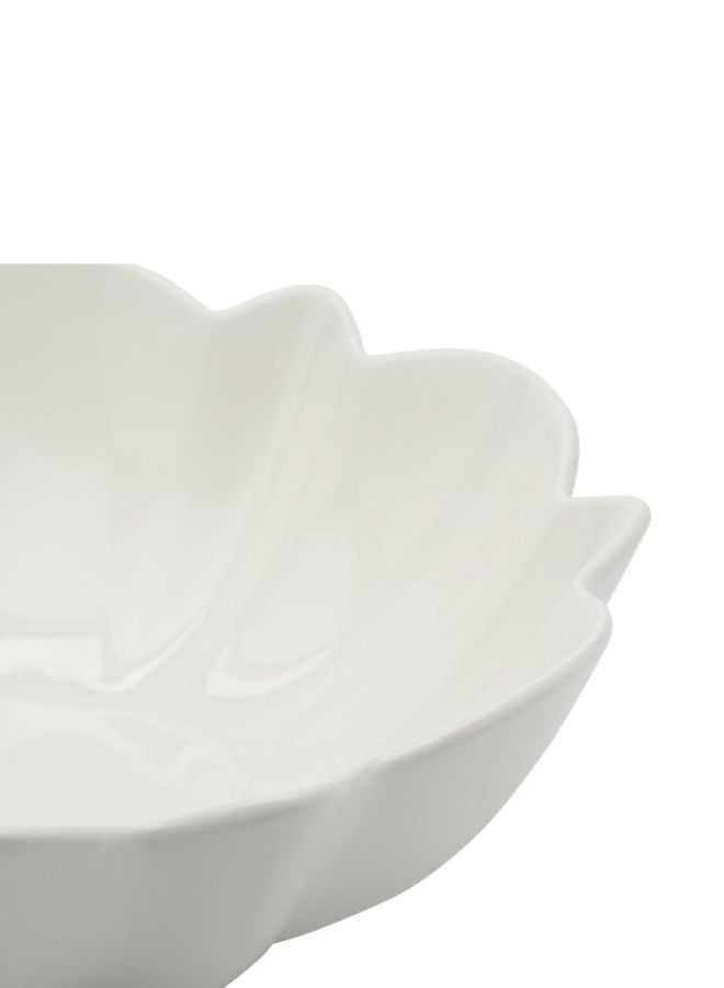 Lotus Leaf Bowl White 32cm