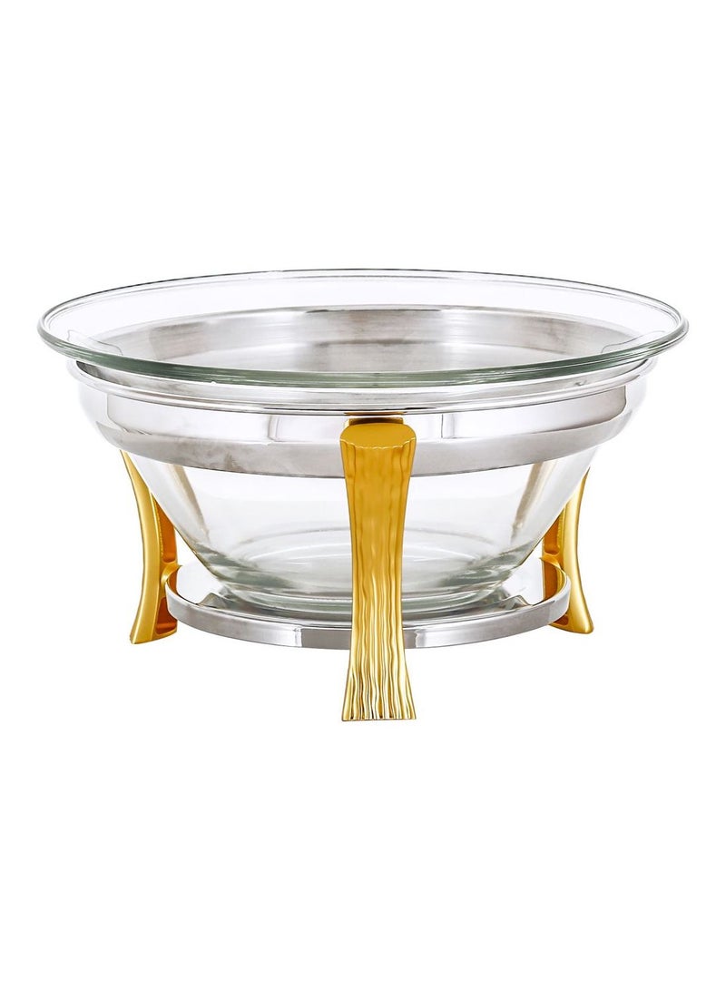 Onda Salad Bowl Servers Gold 30cm