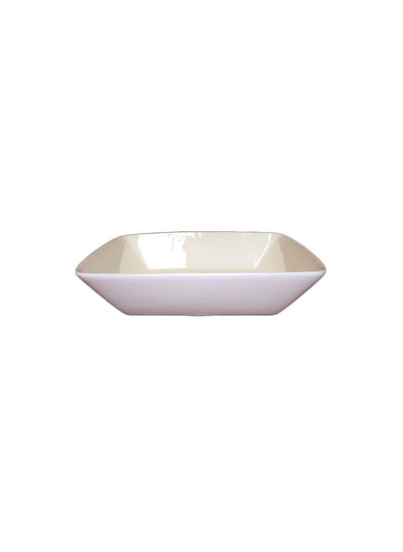 Square Bowl - White 25cm