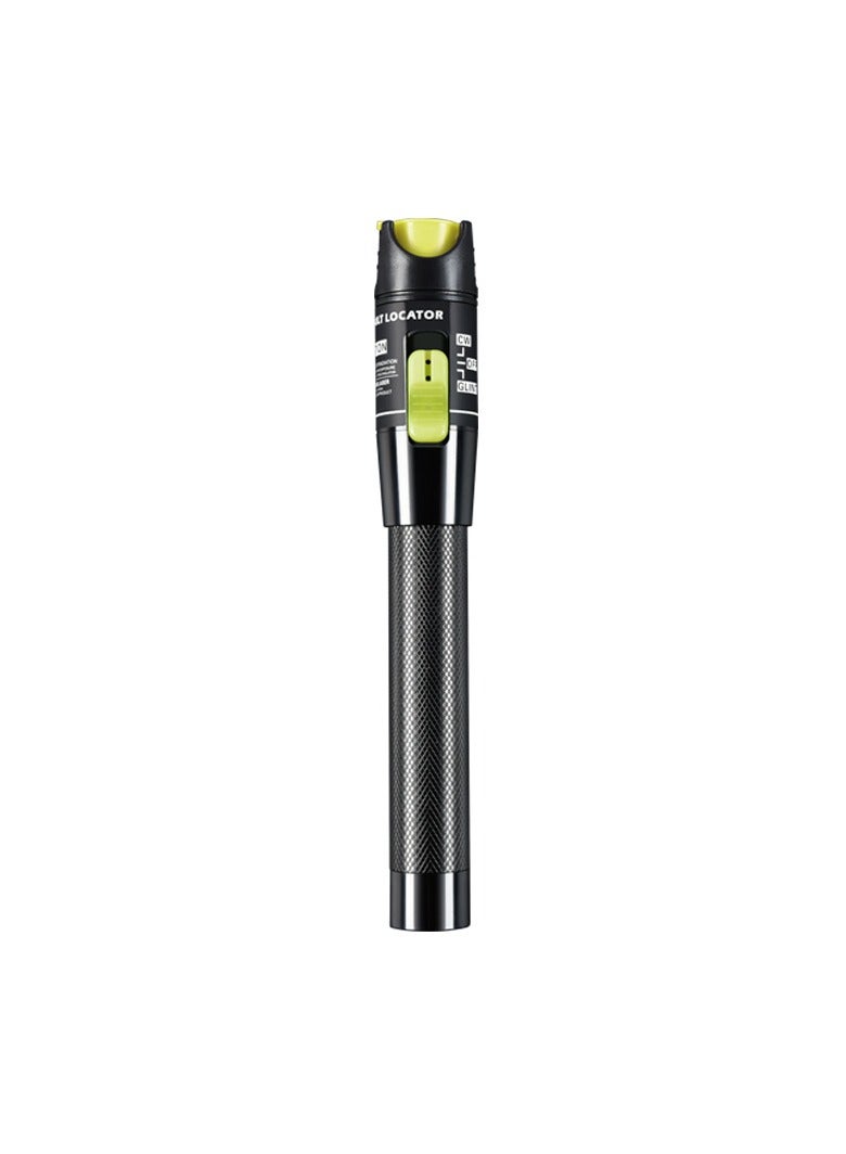 Visual Fault Locator, 1-60km Fiber Optic Red Light Pen, Vfl Optical Fiber Cable Fault Tester, Red Light Pen For Network Fiber Cable Test, Fiber Optic Source Tester Detector Meter,(50mw yellow)