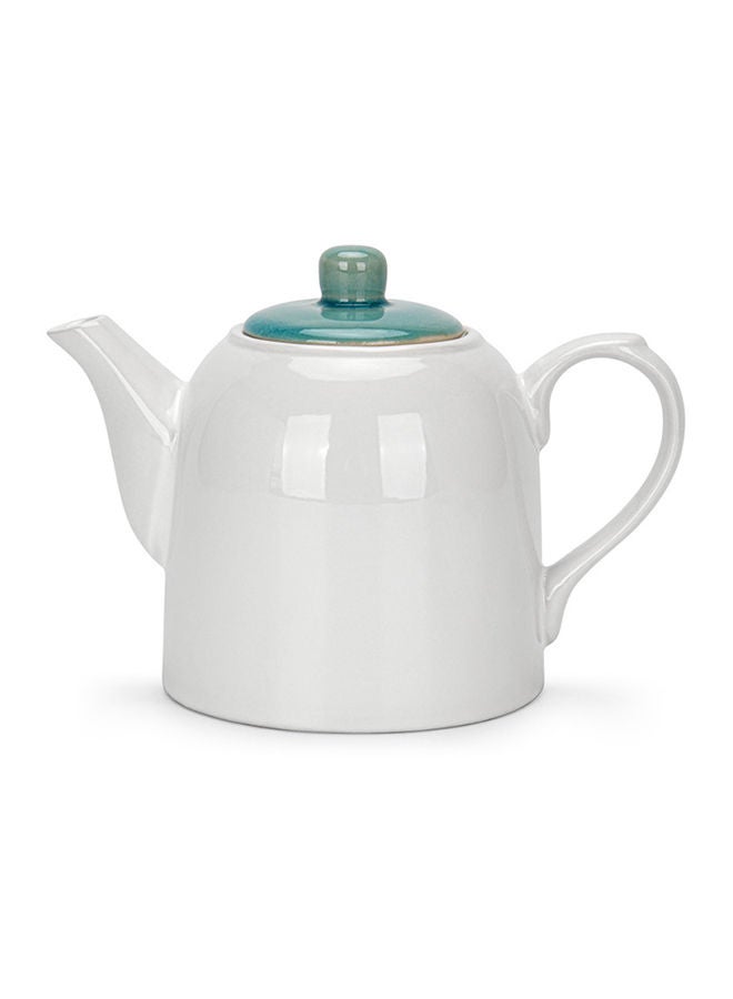 Ceramic Teapot Azure Celine Series , Large, Non Slip Bottom, Great For Blooming & Loose Leaf, Coffee And Tea Lover, Perfect for Gift Ideas 1000ml