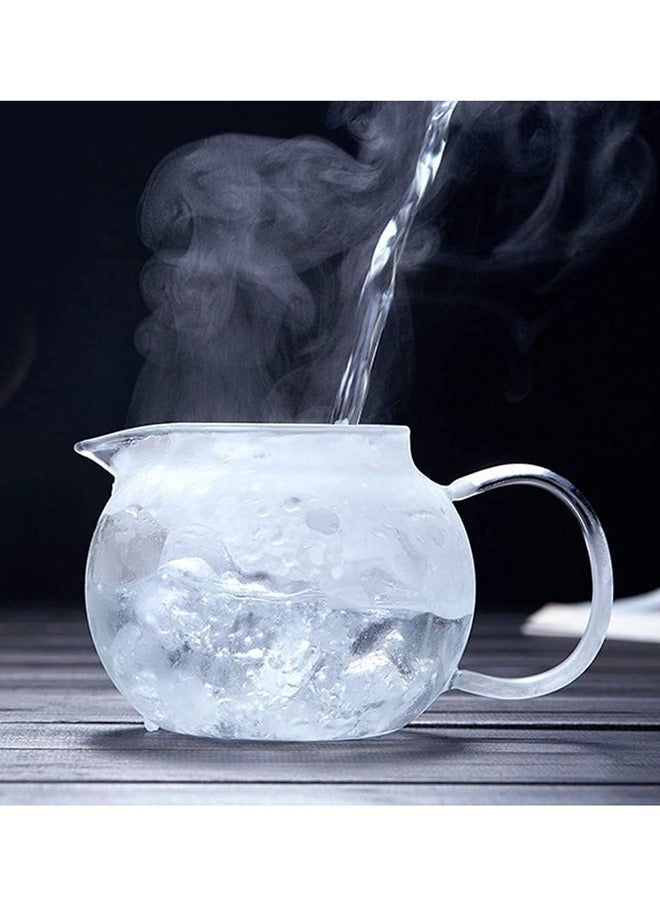 950ML Glass Teapot Heat Resistant with Stainless Steel Infuser
