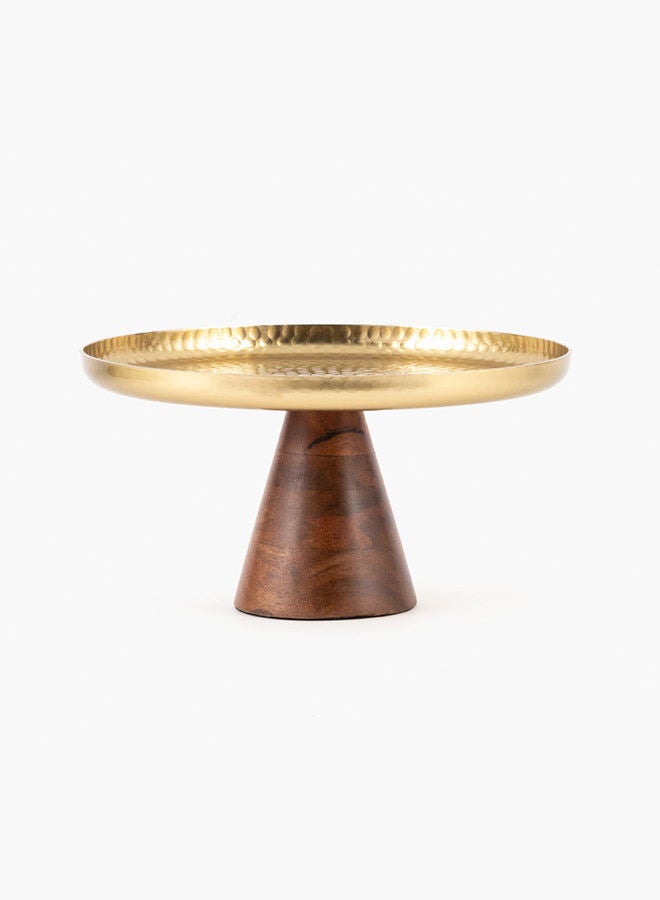 Cake Stand Matt Gd 26X26X14Cm