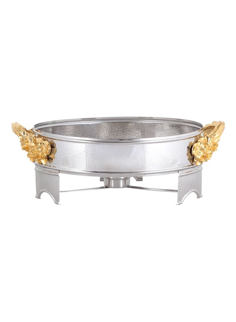 Wild Bush Stainless Steel Round Warmer Gold