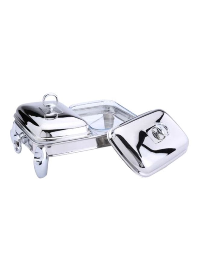 Stainless Steel Oblong Silver