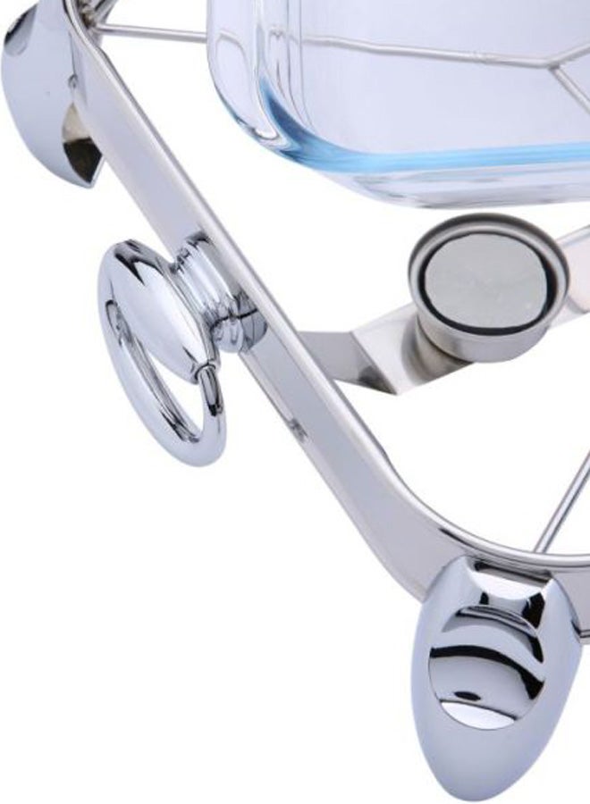 Stainless Steel Oblong Silver