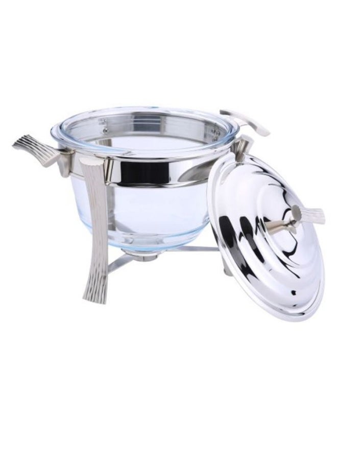 Onda Soup Warmer Silver/Clear