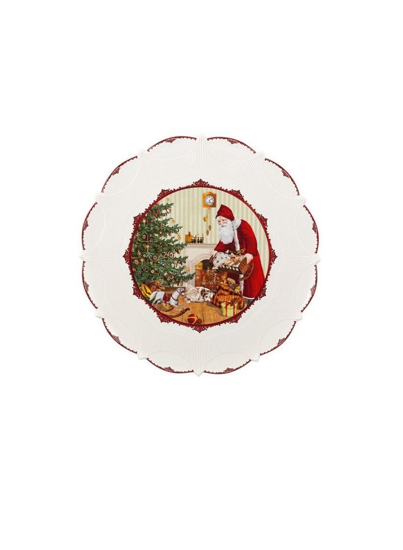 Toy's Fantasy Plate rectangular Santa Kids