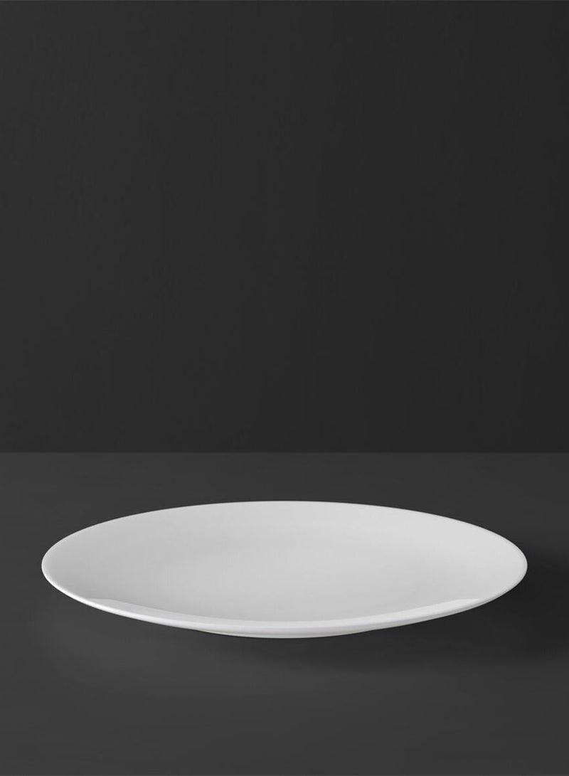 Metrochic Blanc Cake plates 33cm