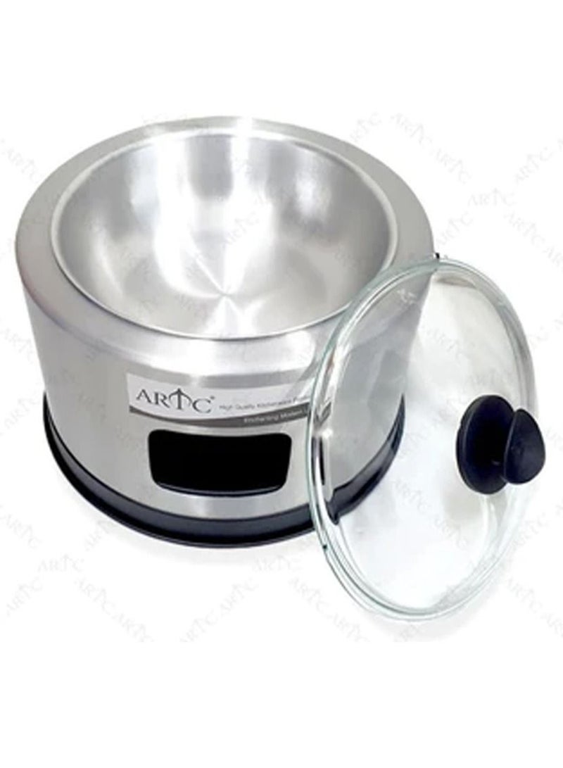 ARTC Silver Buffet Dish With Glass Lid