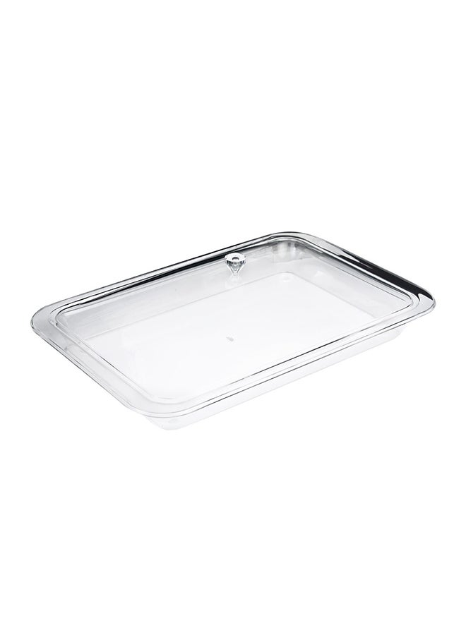 Rectangular Cheese Dome Large Clear 46.5cm