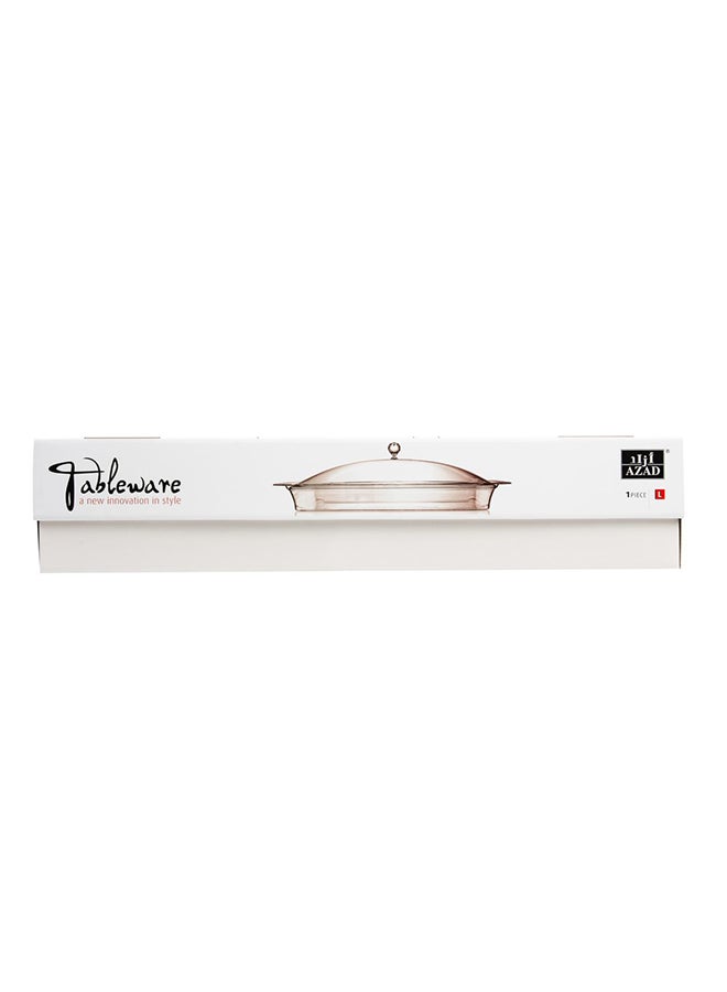 Rectangular Cheese Dome Large Clear 46.5cm